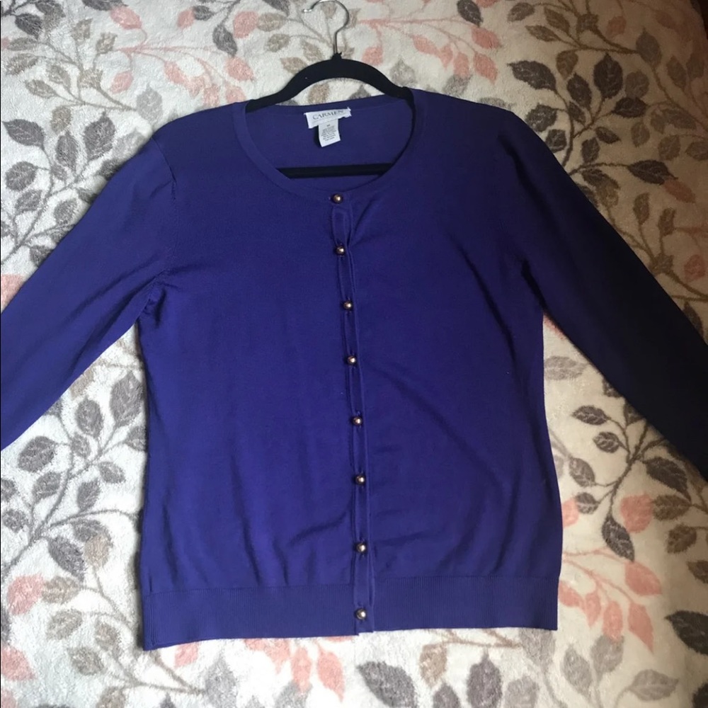 Purple Cardigan